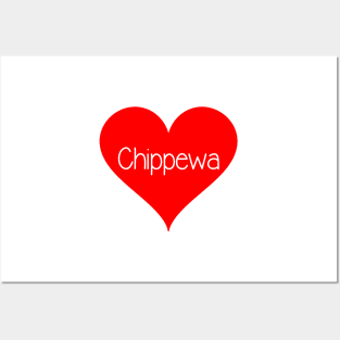 Chippewa Ranch Camp Heart Posters and Art